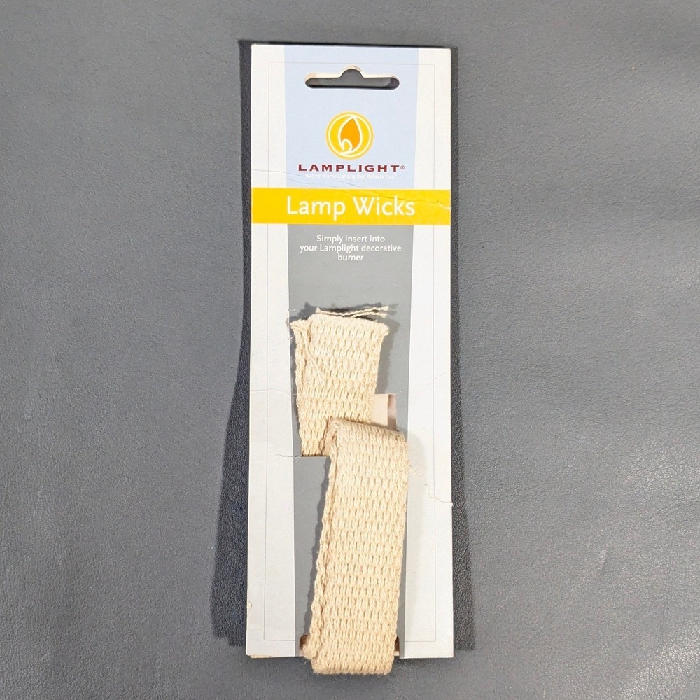 Lamplight 3/4 Inch Cotton Lamp Wicks Pack of 2 for Oil Lamps 09996